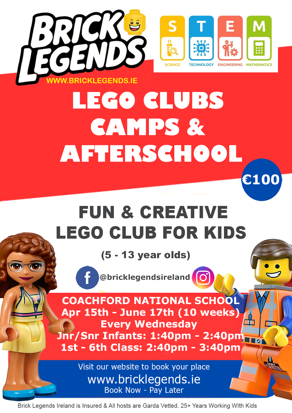 Brick Legends Ireland - Coachford National School<BR>(Jnr & Snr Infants)</b>