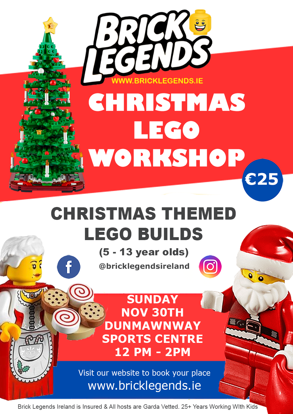 Brick Legends Ireland - Christmas Workshop 2025