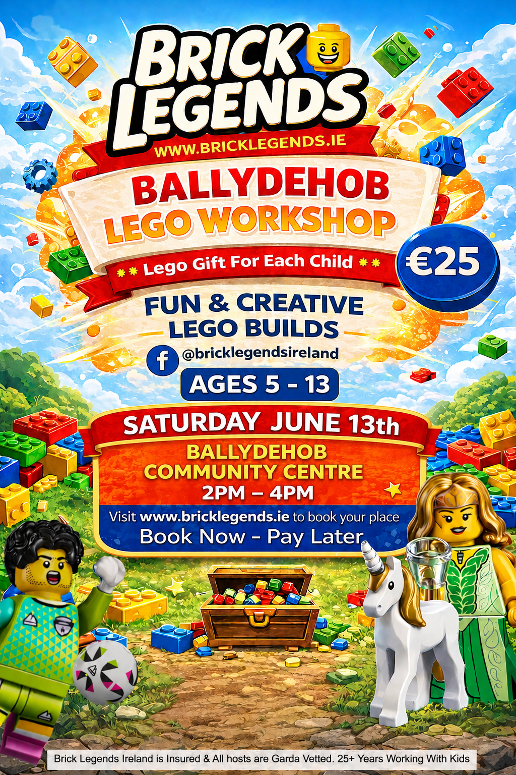 Brick Legends Ireland - Lego Workshop <BR>Ballydehob Community Hall